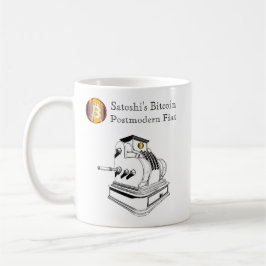Satoshis Bitcoin Postmoderne Fiat Kaffeetasse