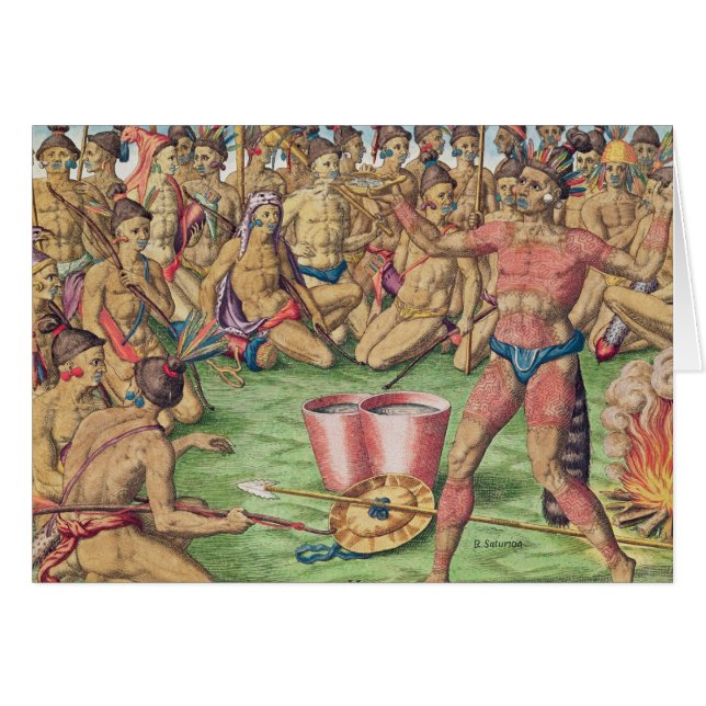 Satoutiona bereitet sich für Kampf vor (Vorderseite (Horizontal))