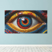 Satreifen entwirft Leinwand Art (Insitu (Holzboden))