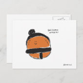 Satsumo-Wrestler Postkarte (Vorne/Hinten)