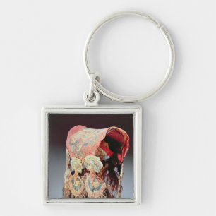 Sattel-Abdeckung mit den Greifen, die Ziegen in Schlüsselanhänger