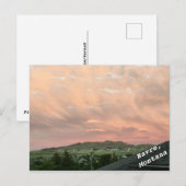 Sattel Butte, Havre, Montana Postkarte (Vorne/Hinten)