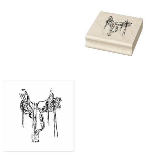 Sattel Gummistempel (Stempel)