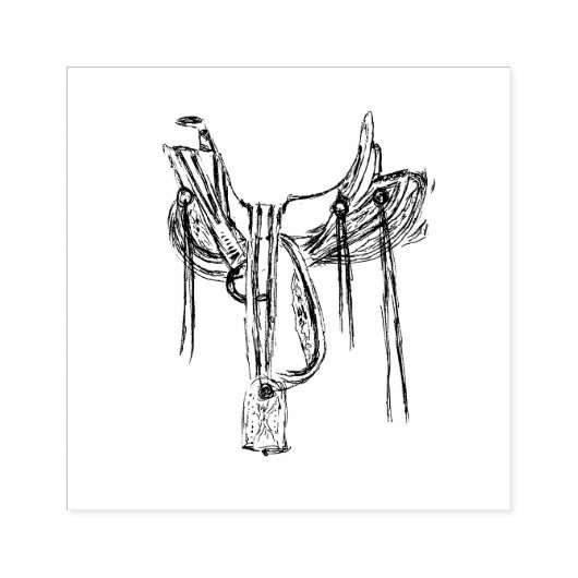 Sattel Gummistempel (Prägung)