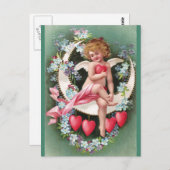 Sattel: Halbleiter auf Sichelmond 1 Postkarte (Vorne/Hinten)