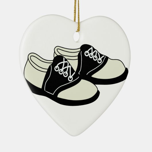 Sattel-Schuhe Keramikornament (Rechts)