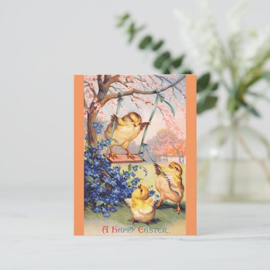 Sattel: Swinging Biddy Postkarte (Stehend Vorderseite)