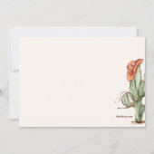 Sattel up Western Geburtstagsfeier Einladung (Rückseite)