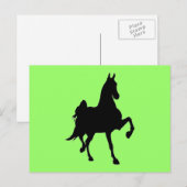 Sattelbret Postkarte (Vorne/Hinten)