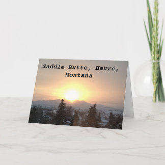 SattelButte, Havre Montana Karte