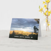 SattelButte Havre Montana Karte (Gelbe Blume)