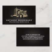 Sattelkraftfahrzeug | Logistik Visitenkarte (Vorne/Hinten)