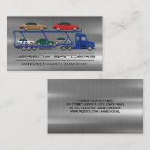 Sattelkraftfahrzeuge | Metallkarte Visitenkarte (Vorne/Hinten)