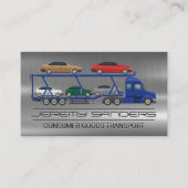 Sattelkraftfahrzeuge | Metallkarte Visitenkarte (Vorderseite)