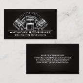 Sattelkraftgetriebe Visitenkarte (Vorne/Hinten)