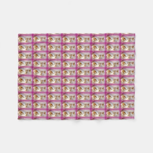 Sattellevender Fleecedecke (Vorderseite (Horizontal))
