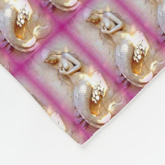 Sattellevender Fleecedecke (Ecke)