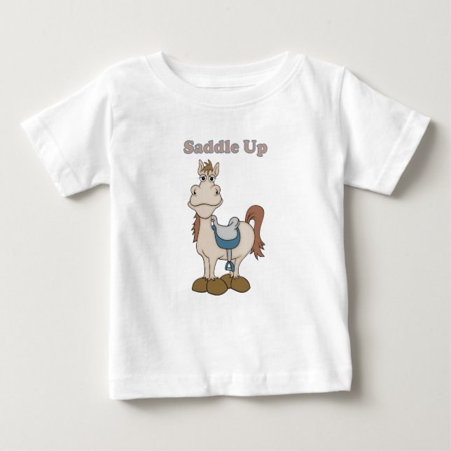 satteln baby t-shirt (Vorderseite)