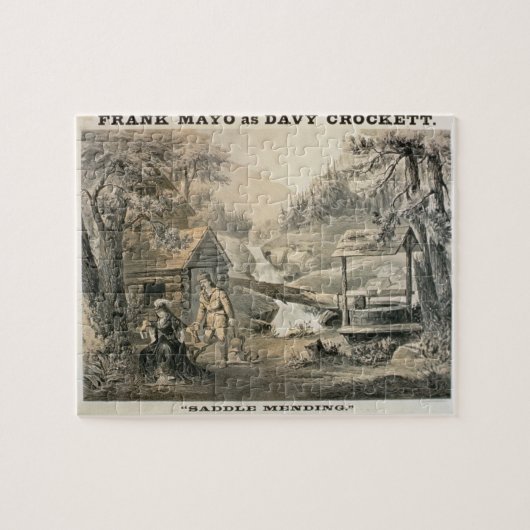 "Satteln Sie Ausbessern", Plakat für "Davy Puzzle (Horizontal)