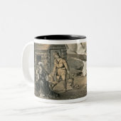 "Satteln Sie Ausbessern", Plakat für "Davy Zweifarbige Tasse (Vorderseite Links)