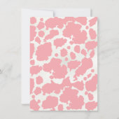 Satteln Sie die Babydusche Einladung (Rückseite)