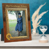 Satteln Sie die Imitate Leather Graduate Fotoplatte (Seite)