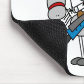 Satteln Sie oben! Cowboy-Strichmännchen Mousepad (Ecke)