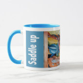 "Satteln Sie oben und reiten Sie " Tasse (Links)