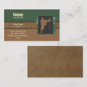 Satteln Sie oben Visitenkarte (Vorne/Hinten)