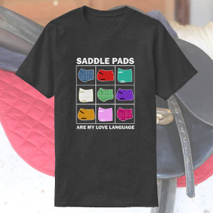 Sattelpads sind meine Liebe   Funny Horse T-Shirt