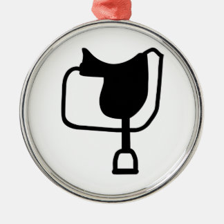 Sattelpferd Ornament Aus Metall