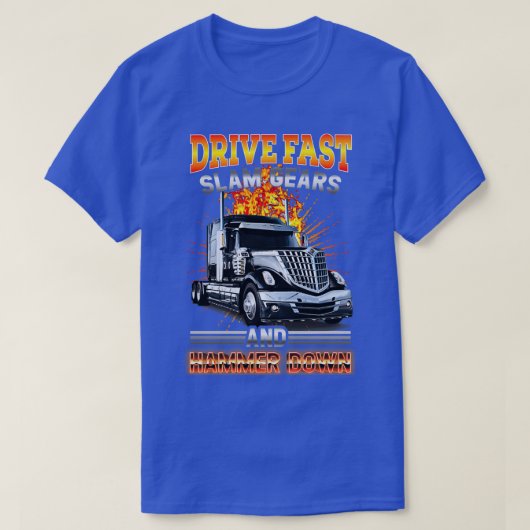 Sattelschlepper - Damenschlepper - Vintager LKW d T-Shirt (Design vorne)