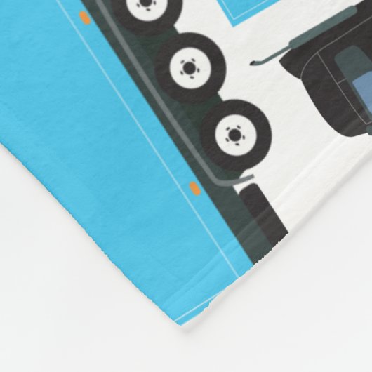 Sattelschlepper Fleecedecke (Ecke)