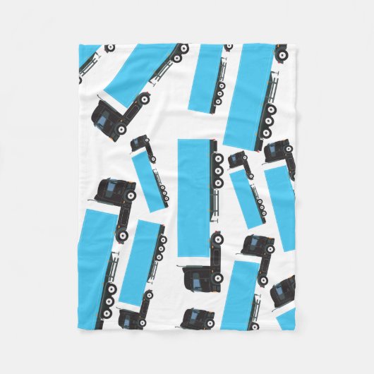 Sattelschlepper Fleecedecke (Vorderseite)