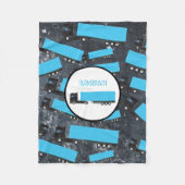 Sattelschlepper Fleecedecke (Vorderseite)