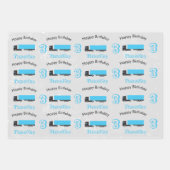 Sattelschlepper Geschenkpapier Set (Vorderseite 2)