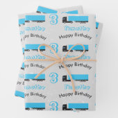 Sattelschlepper Geschenkpapier Set (Beispiel)