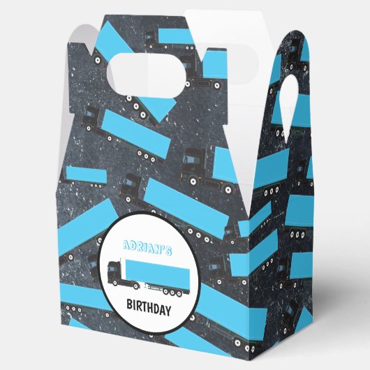 Sattelschlepper Geschenkschachtel (Geöffnet)