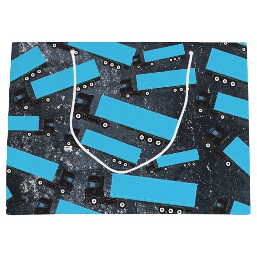 Sattelschlepper Große Geschenktüte (Vorderseite)