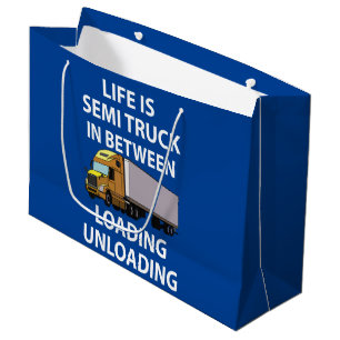 Sattelschlepper Große Geschenktüte