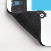 Sattelschlepper Mousepad (Ecke)