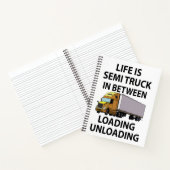 Sattelschlepper Notizblock (Innenseite)