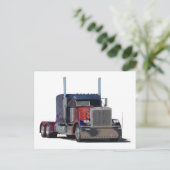 Sattelschlepper Postkarte (Stehend Vorderseite)