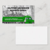 Sattelschlepper-Rohmaterial Visitenkarte (Vorne/Hinten)