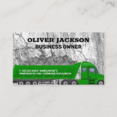 Sattelschlepper-Rohmaterial Visitenkarte (Vorderseite)