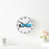 Sattelschlepper Runde Wanduhr (Zuhause)