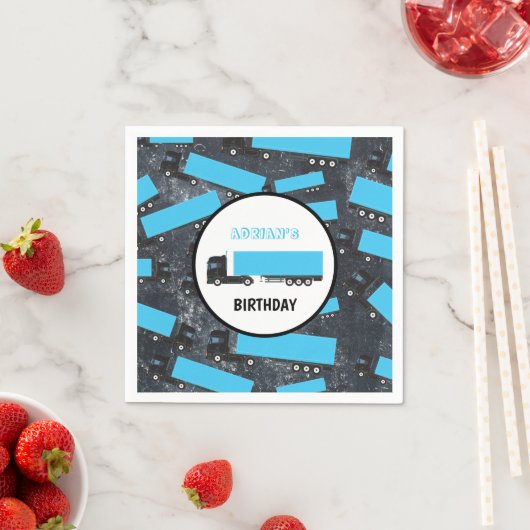 Sattelschlepper Serviette (Beispiel)