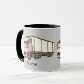 Sattelschlepper Tasse (Vorderseite Links)