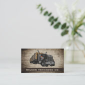 Sattelschlepper Visitenkarte (Stehend Vorderseite)