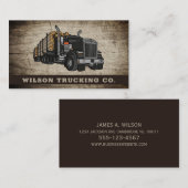 Sattelschlepper Visitenkarte (Vorne/Hinten)